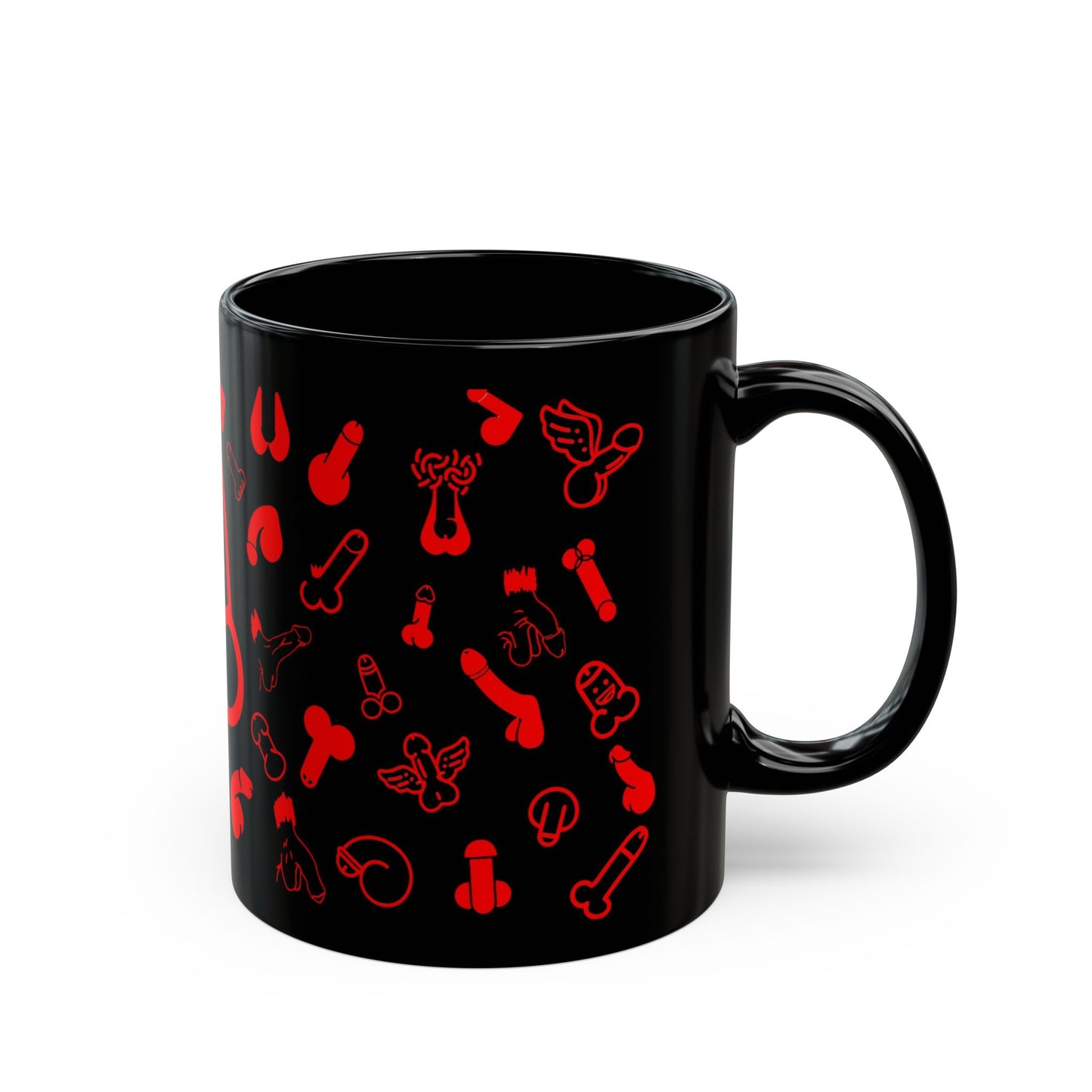 Cheeky Fun Red Willie Mug