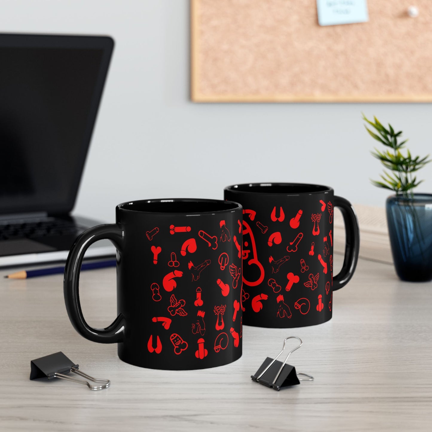 Cheeky Fun Red Willie Mug