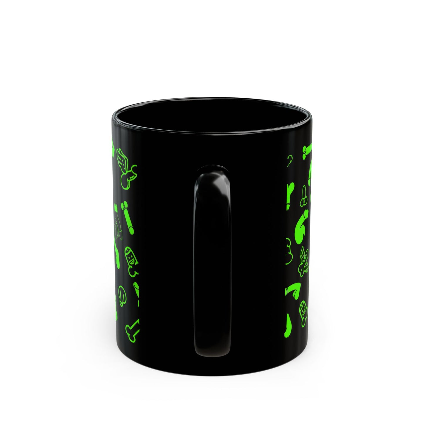 Cheeky Fun Green Willie Mug