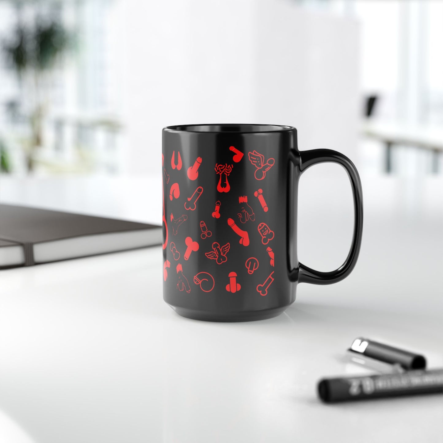 Cheeky Fun Red Willie Mug