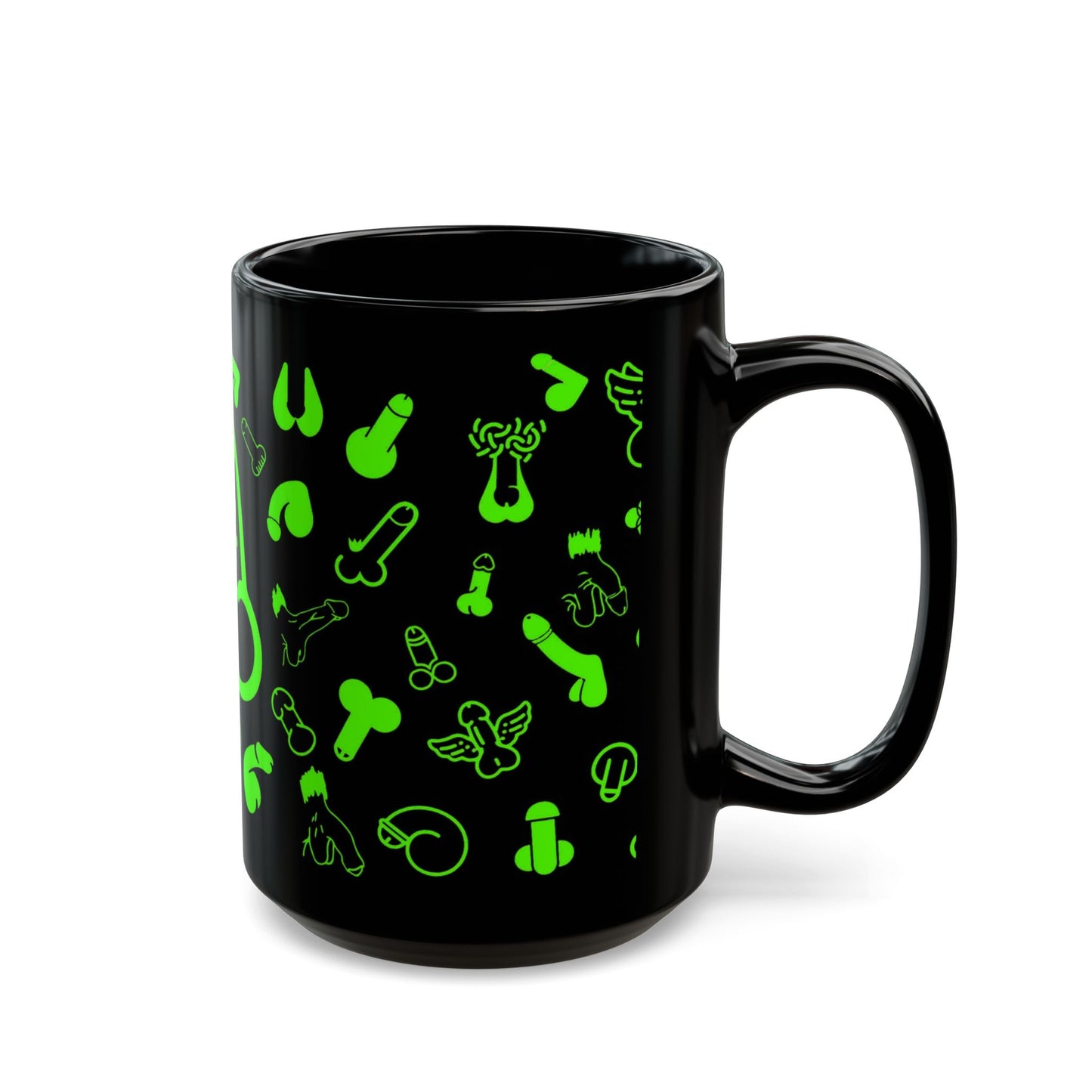 Cheeky Fun Green Willie Mug