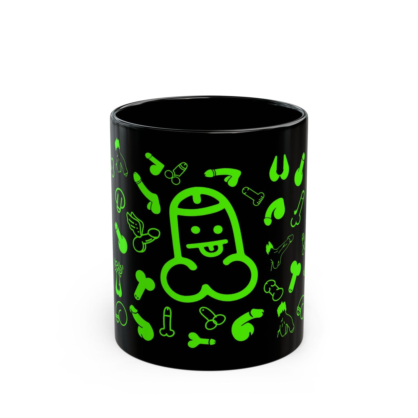 Cheeky Fun Green Willie Mug