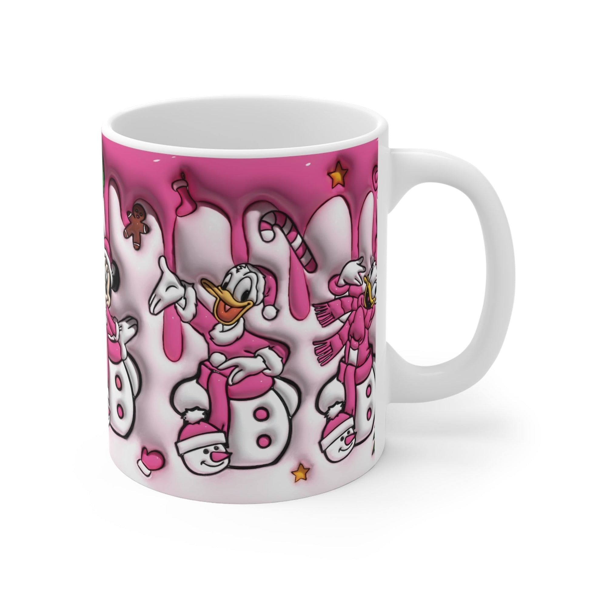 3D Inflated Disney Themed Christmas Mug - Mugarooz