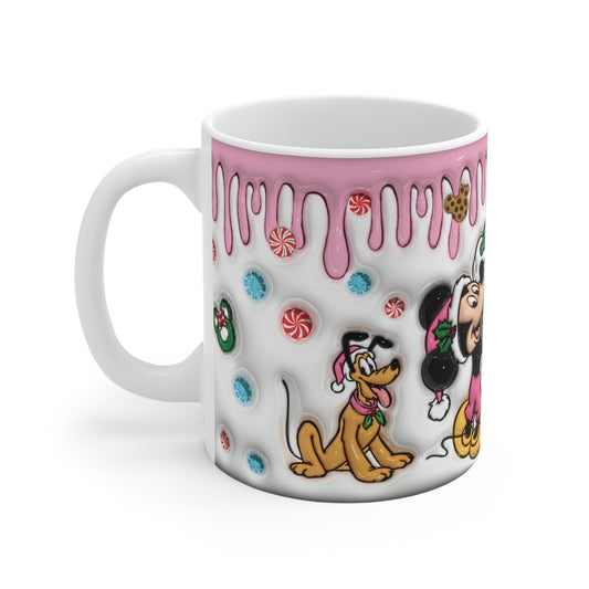 3D Inflated Disney Themed Christmas Mug - Mugarooz