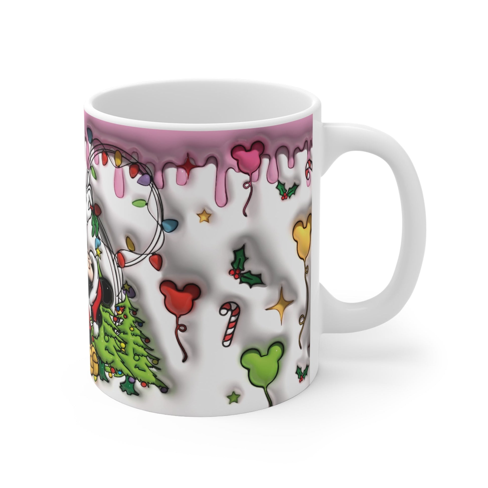 3D Inflated Disney Themed Christmas Mug - Mugarooz