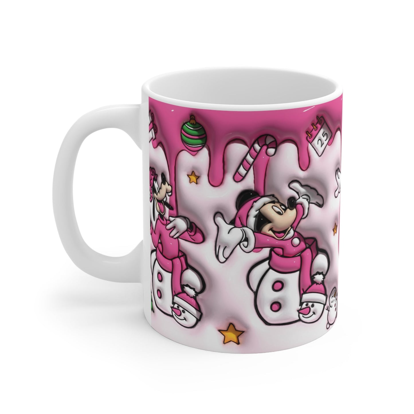 3D Inflated Disney Themed Christmas Mug - Mugarooz