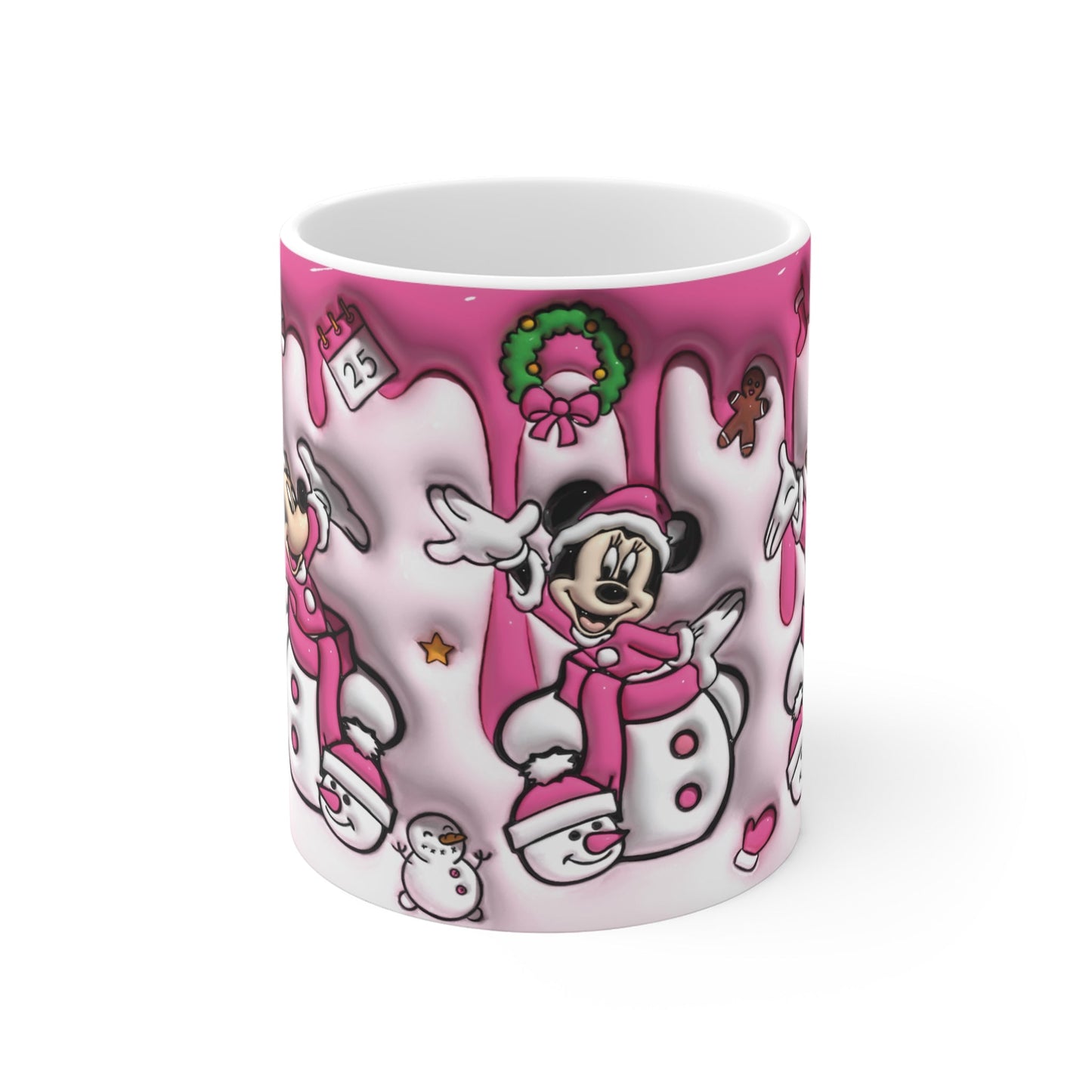 3D Inflated Disney Themed Christmas Mug - Mugarooz