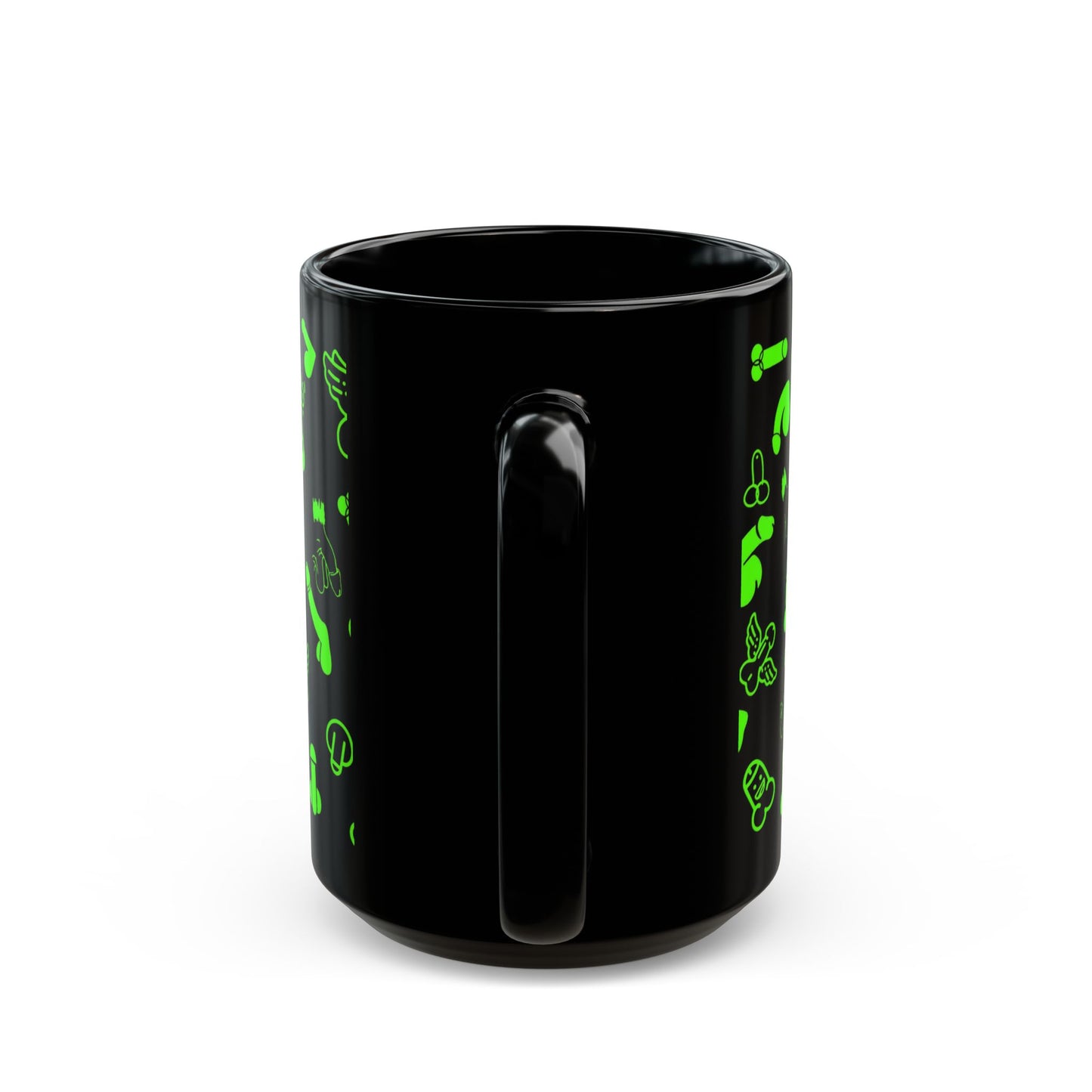 Cheeky Fun Green Willie Mug