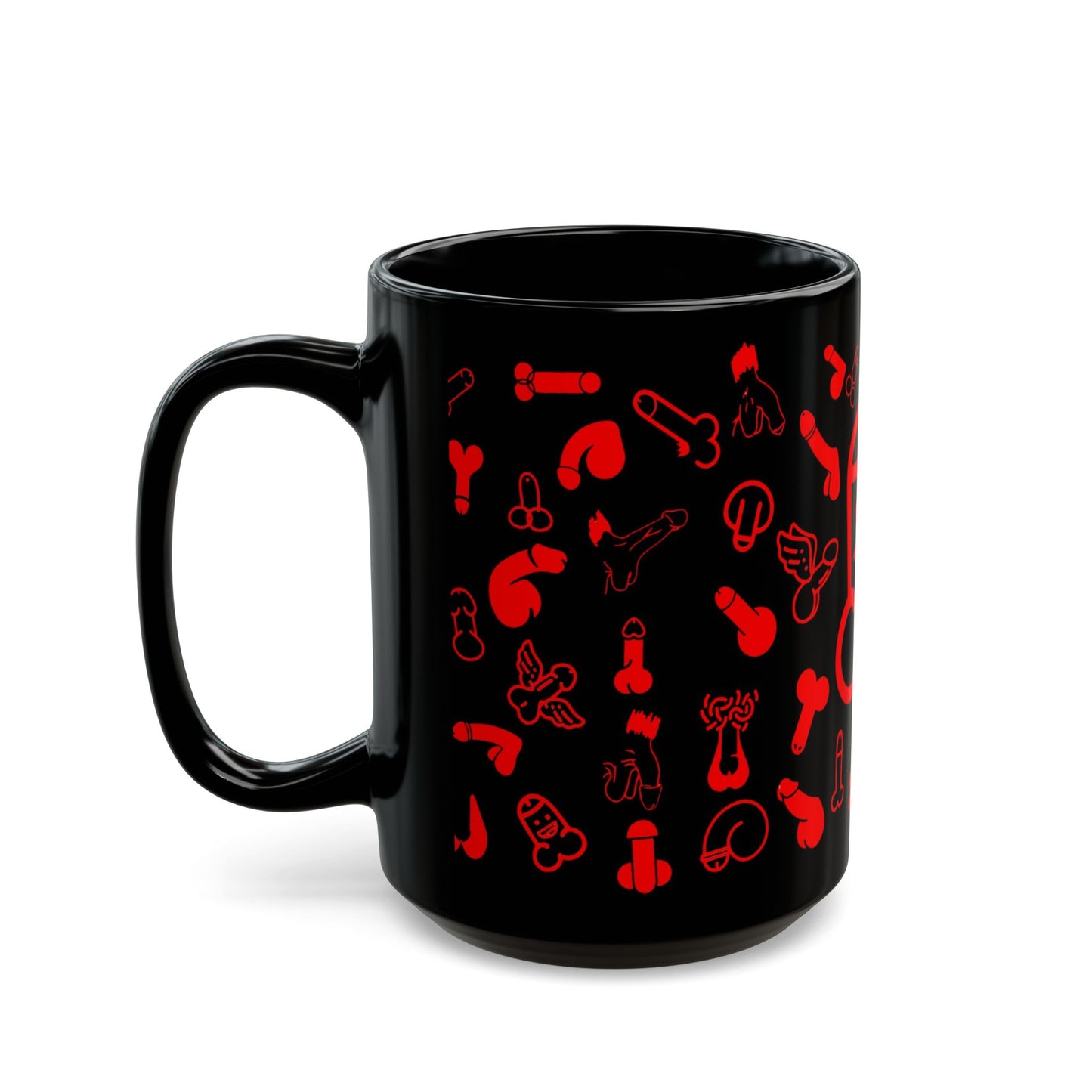 Cheeky Fun Red Willie Mug