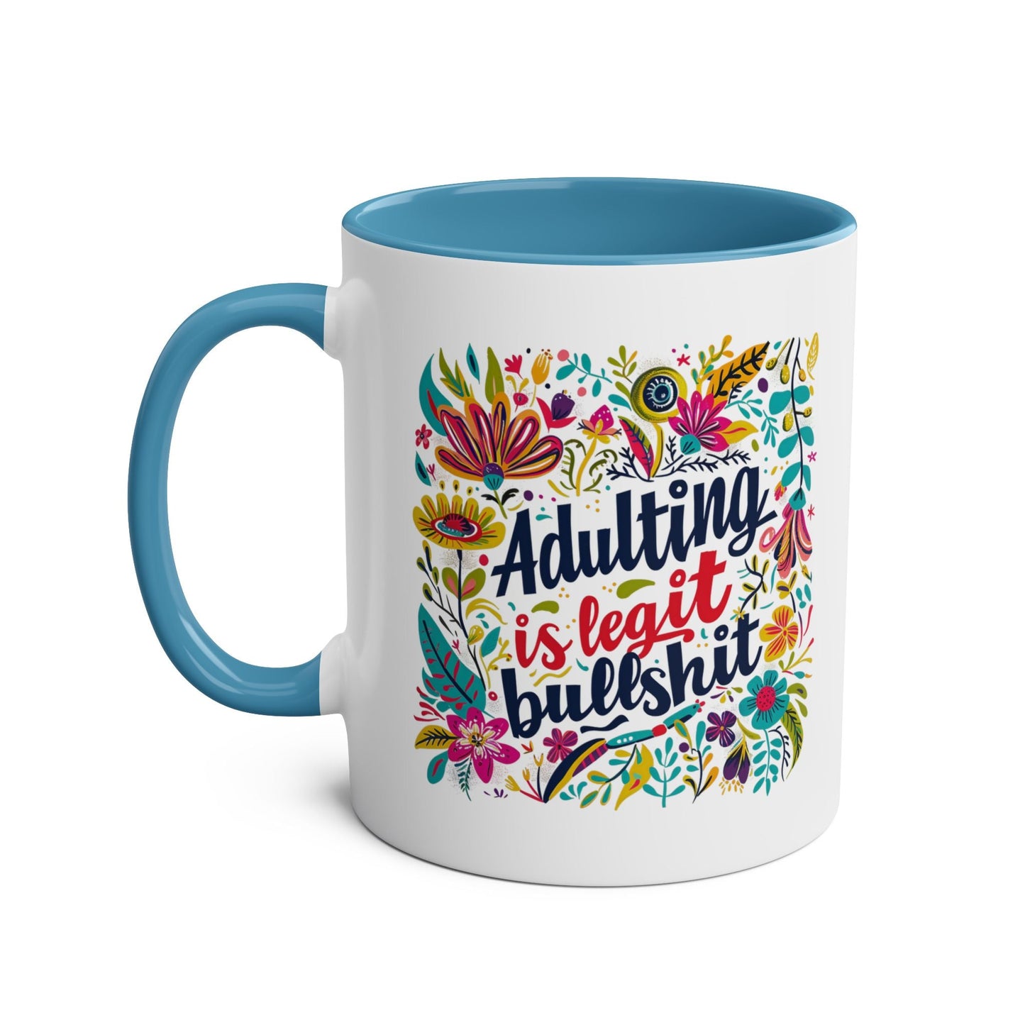 This mug really knows how to start the day! With its cheeky and fun design, it's the perfect companion for anyone who understands that "adulting" can sometimes feel Mugarooz