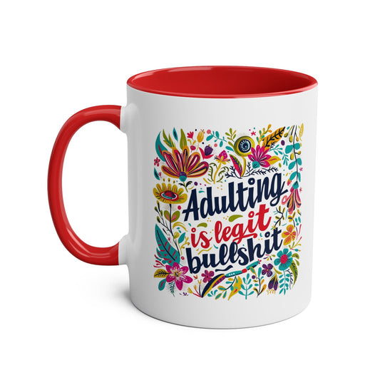 This mug really knows how to start the day! With its cheeky and fun design, it's the perfect companion for anyone who understands that "adulting" can sometimes feel Mugarooz