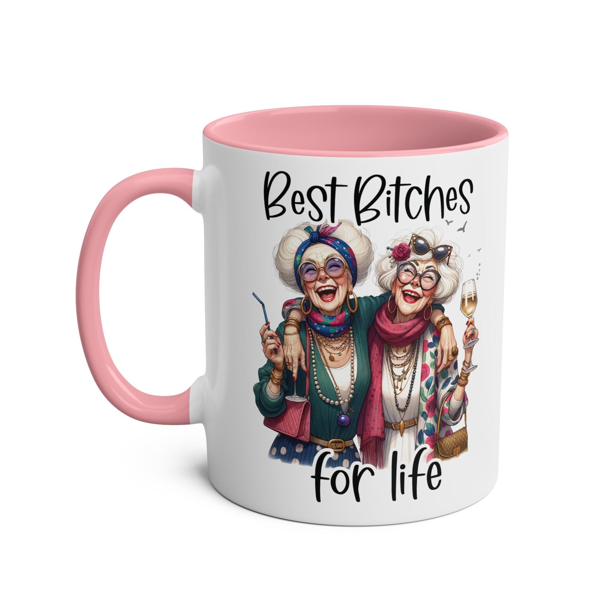 Best Bitches Ceramic Two Tone Mug - Mugarooz