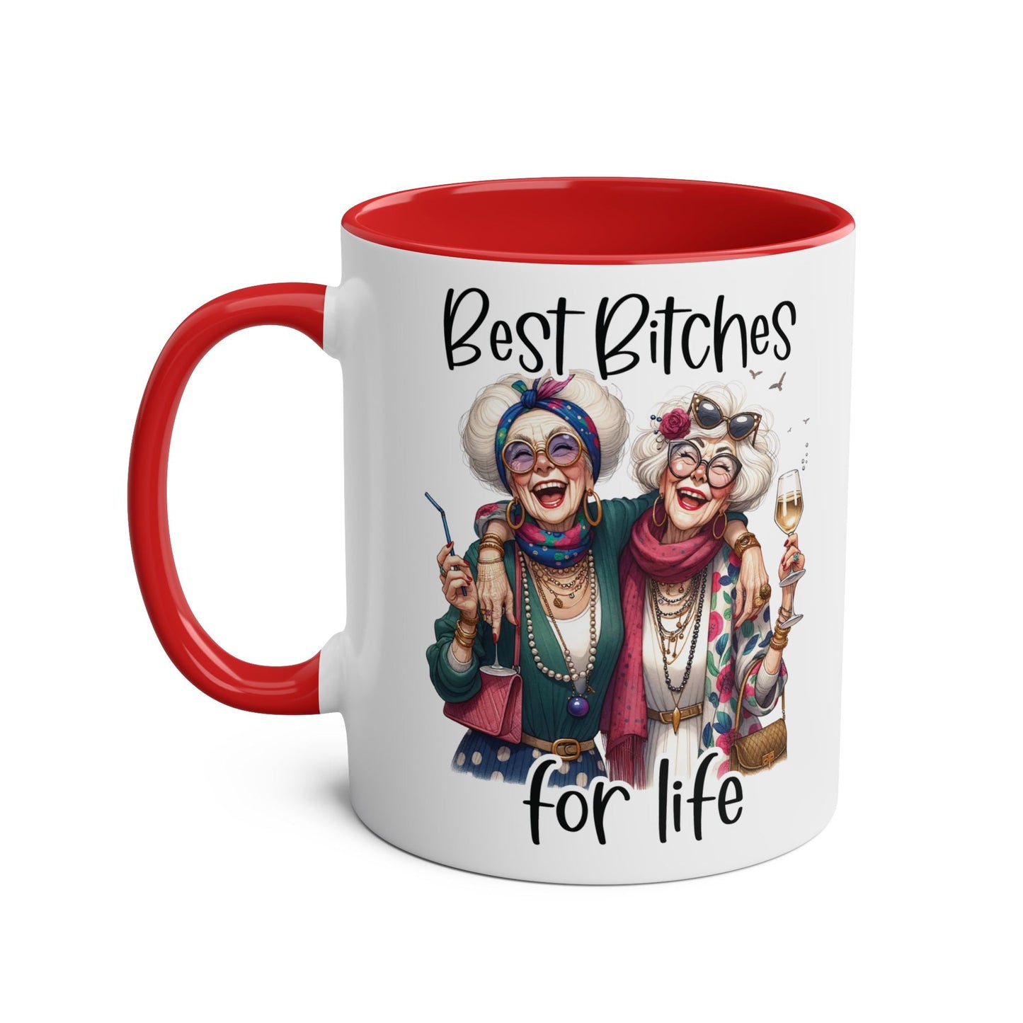 Best Bitches Ceramic Two Tone Mug - Mugarooz