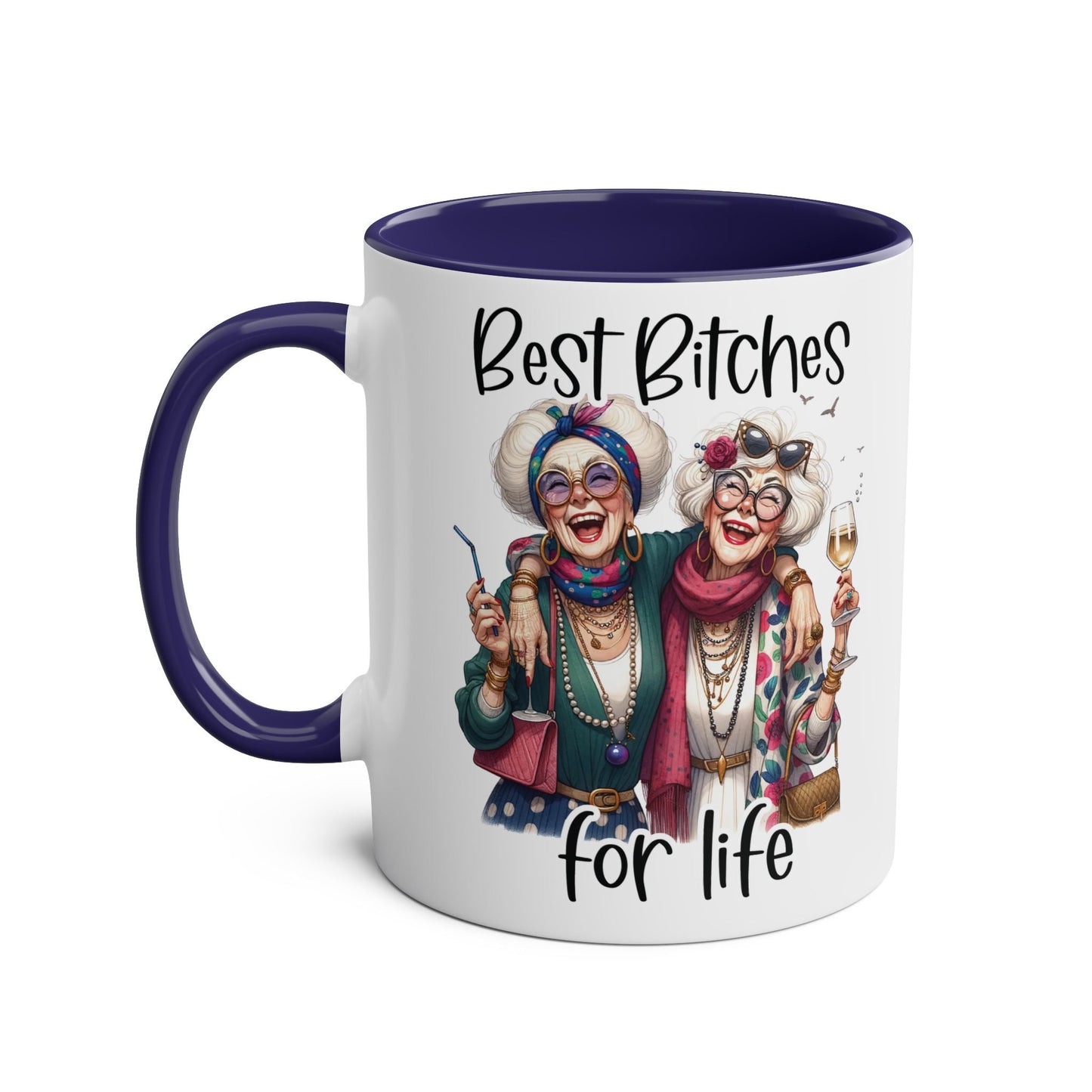 Best Bitches Ceramic Two Tone Mug - Mugarooz