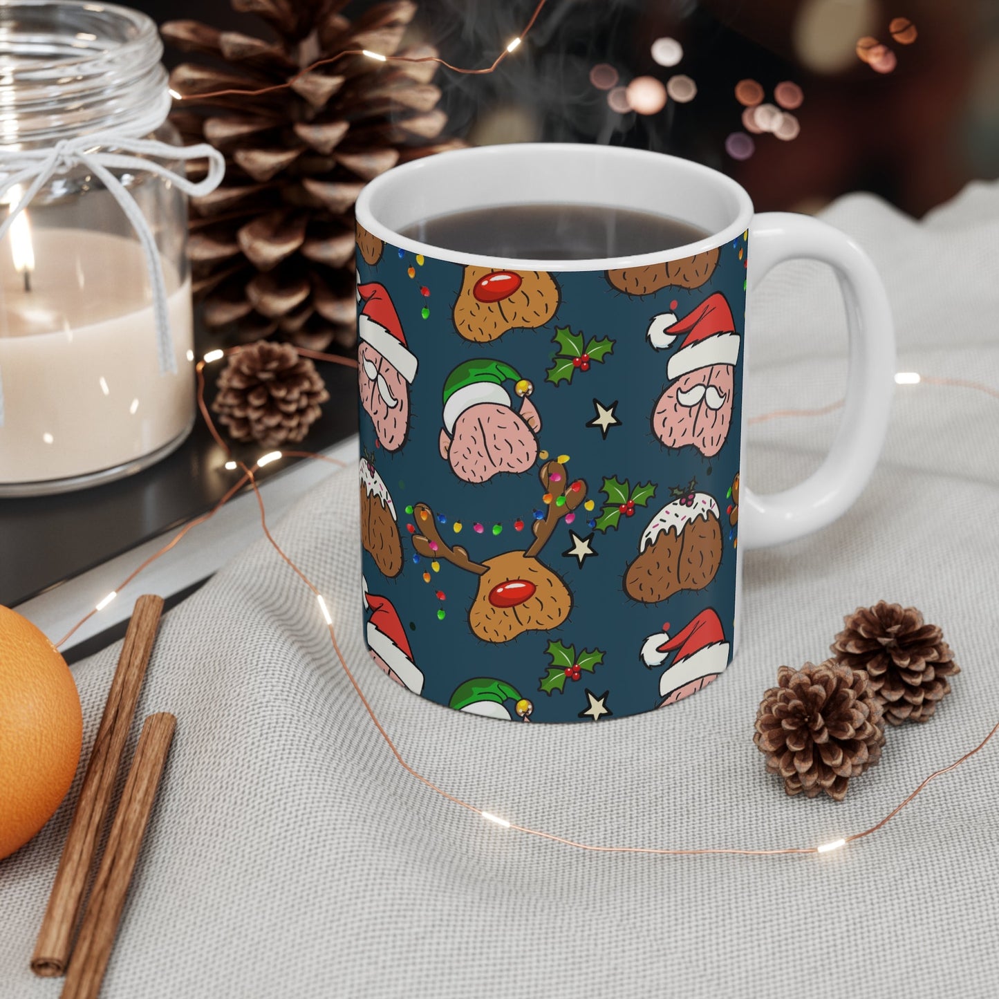 Cheeky Fun Christmas Mug - Mugarooz