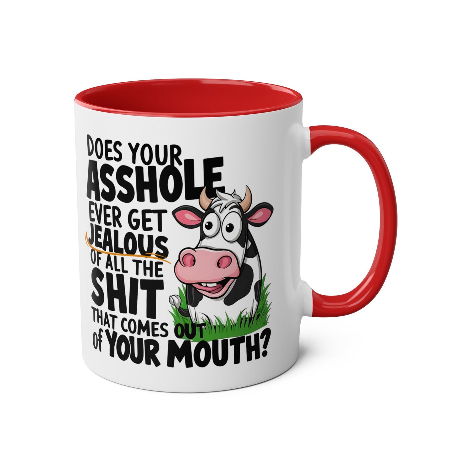 Cheeky Rude Ceramic Two Tone Mug - Mugarooz