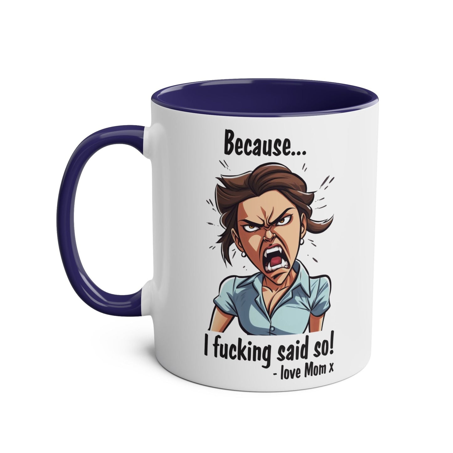 Cheeky Rude Ceramic Two Tone Mug - Mugarooz