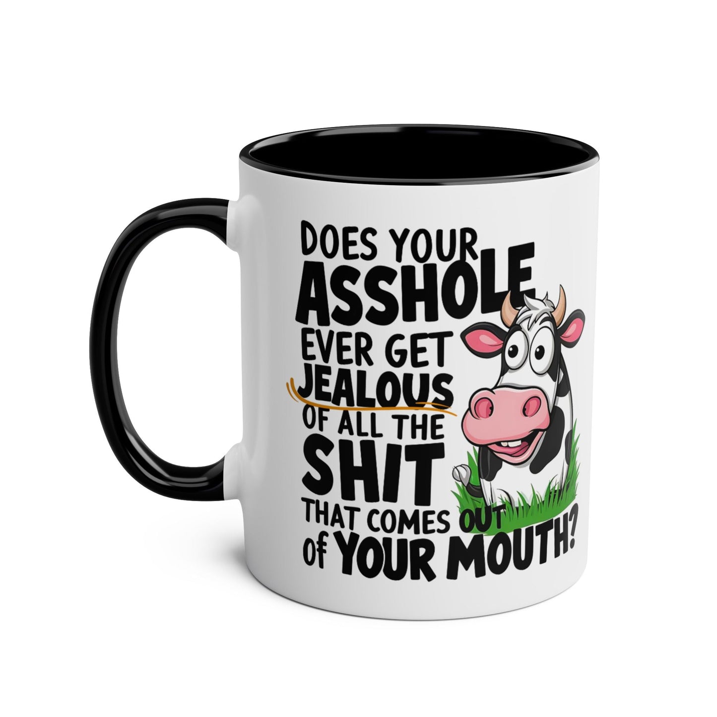 Cheeky Rude Ceramic Two Tone Mug - Mugarooz