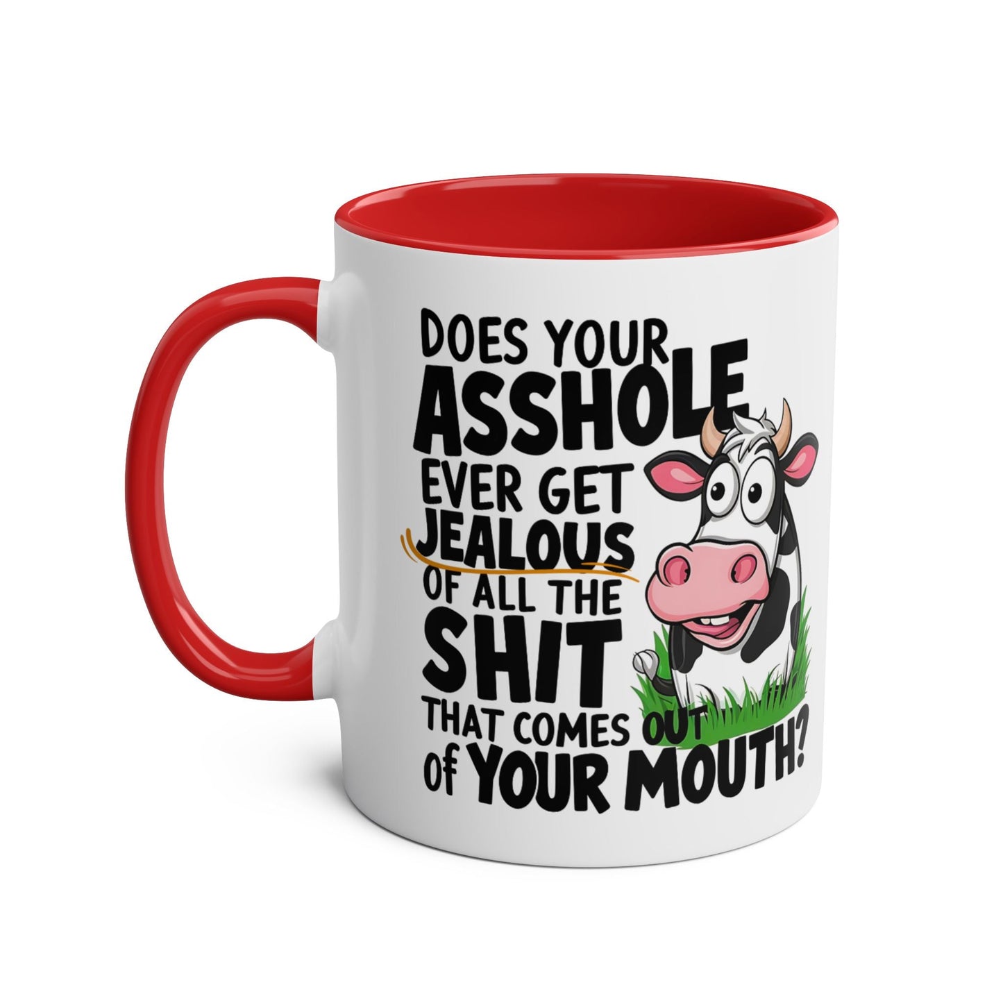 Cheeky Rude Ceramic Two Tone Mug - Mugarooz