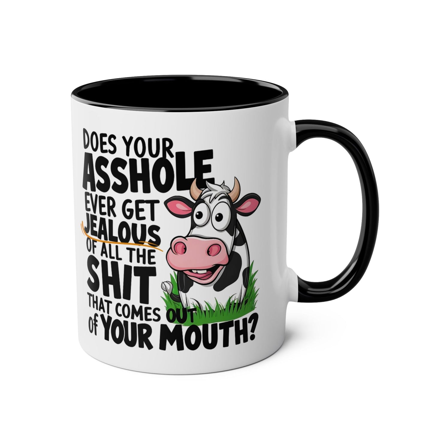 Cheeky Rude Ceramic Two Tone Mug - Mugarooz