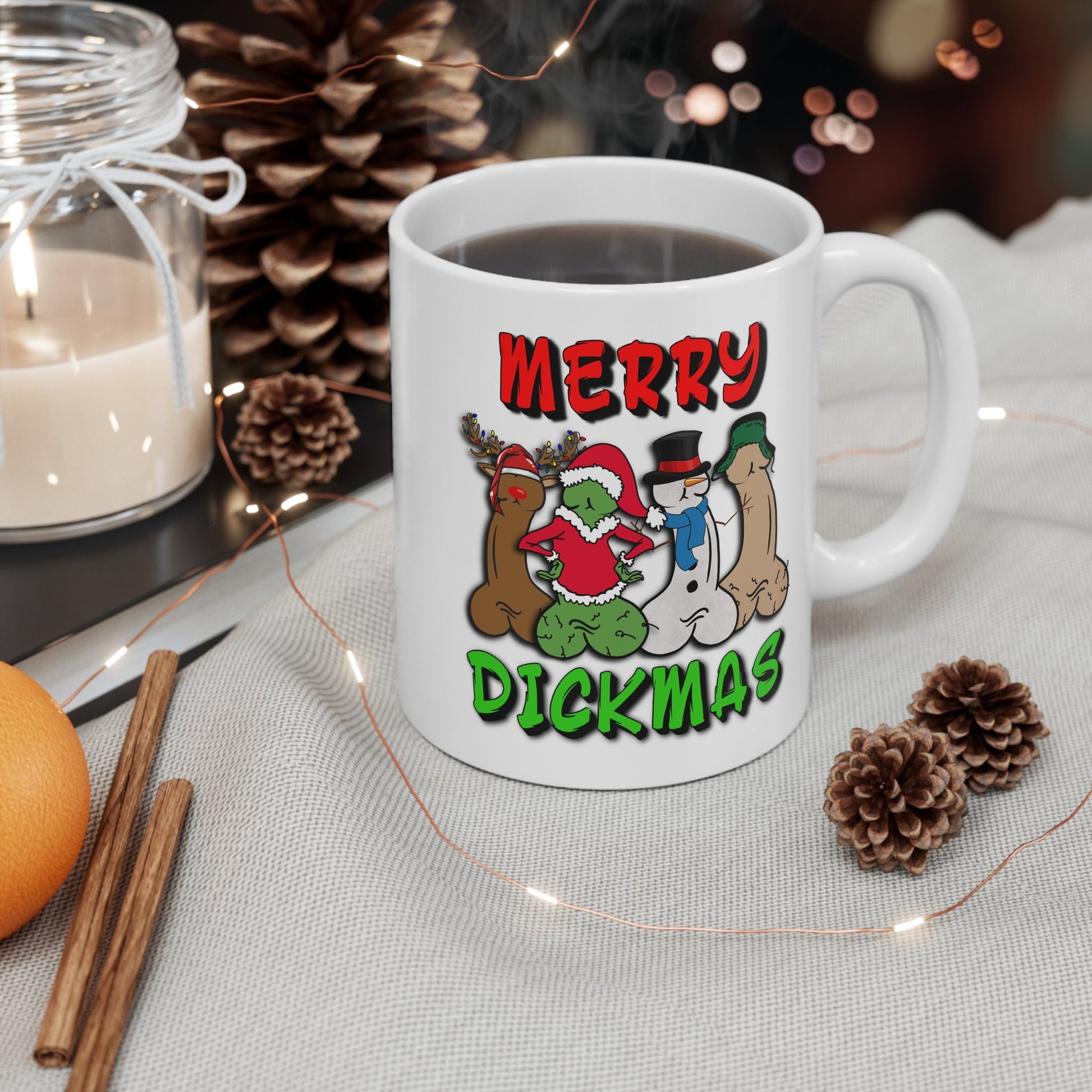 Cheeky Rude Christmas Mug - Mugarooz