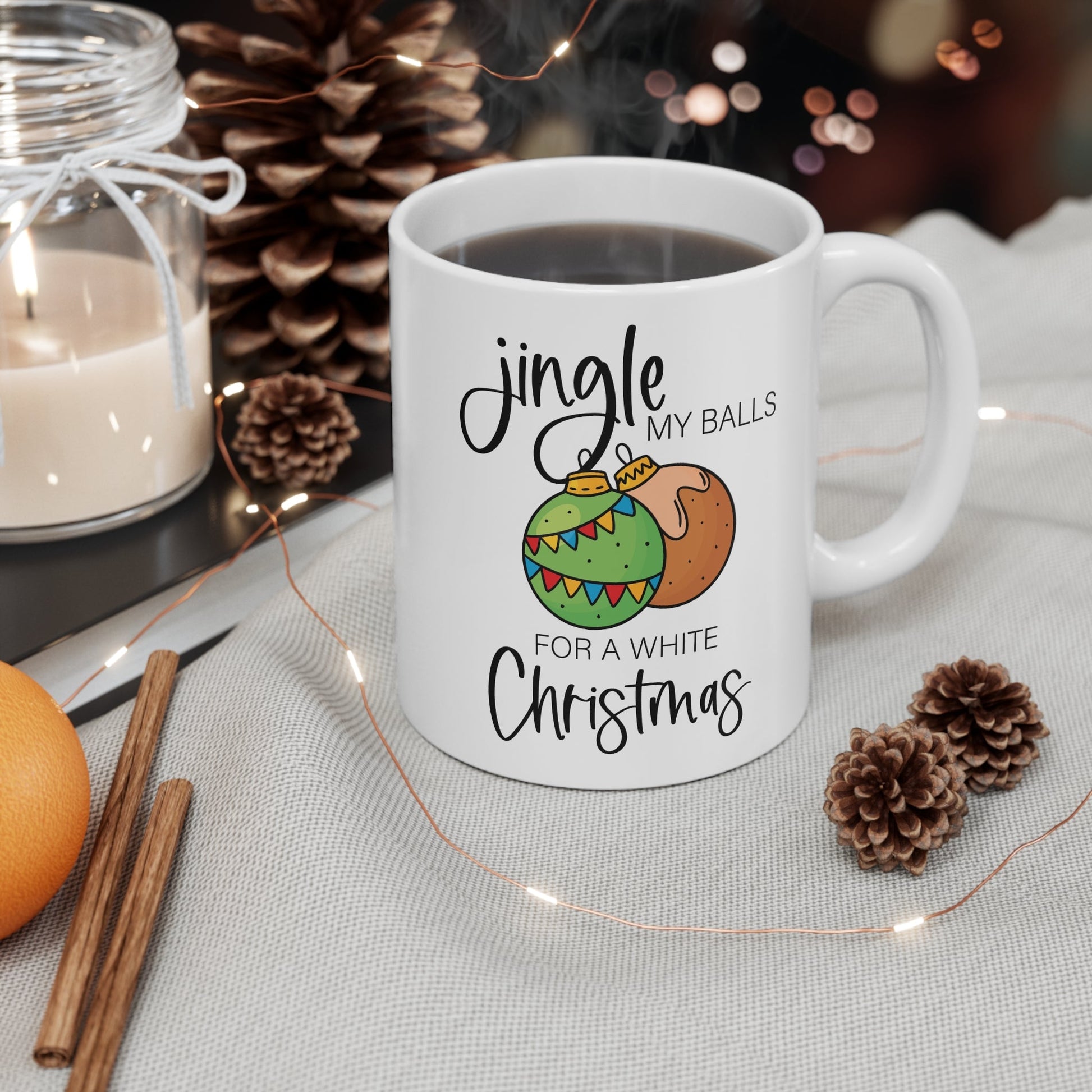 Cheeky Rude Christmas Mug - Mugarooz