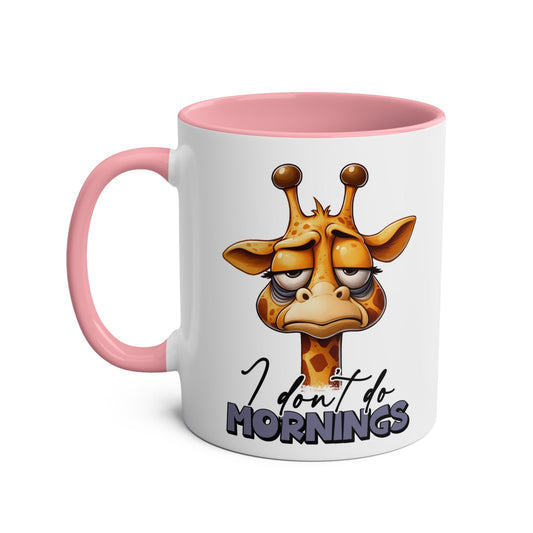 Add a touch of humour to your morning routine with our 'I Dont Do Mornings' coffee mug. This fun and novelty mug is perfect for coffee lovers, with a playful tone anMugarooz