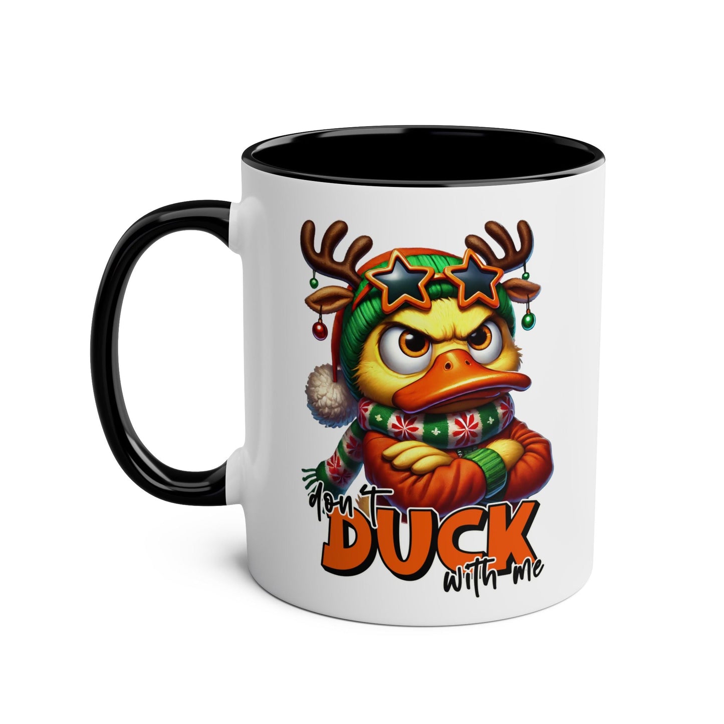 Don't Duck With Me - Fun Christmas Mug - Mugarooz