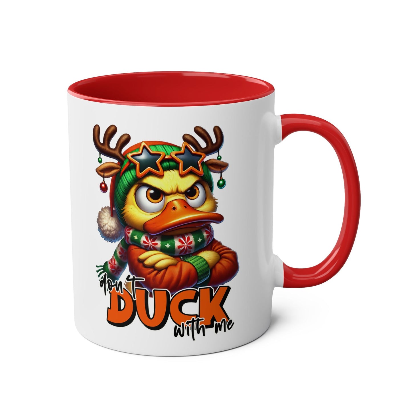 Don't Duck With Me - Fun Christmas Mug - Mugarooz