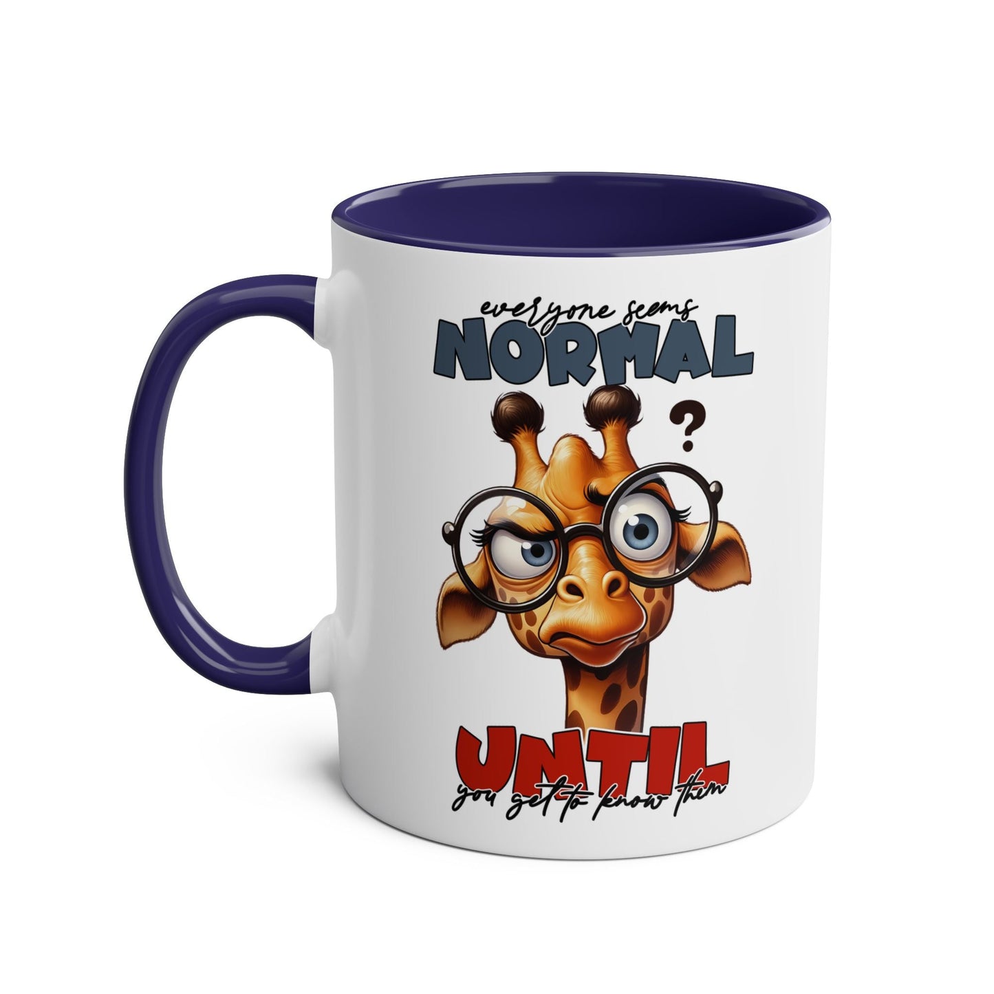 Add a touch of fun and sass to your morning routine with the Everyones Normal Coffee Mug. With a playful and sarcastic twist, this mug is sure to put a smile on yourMugarooz