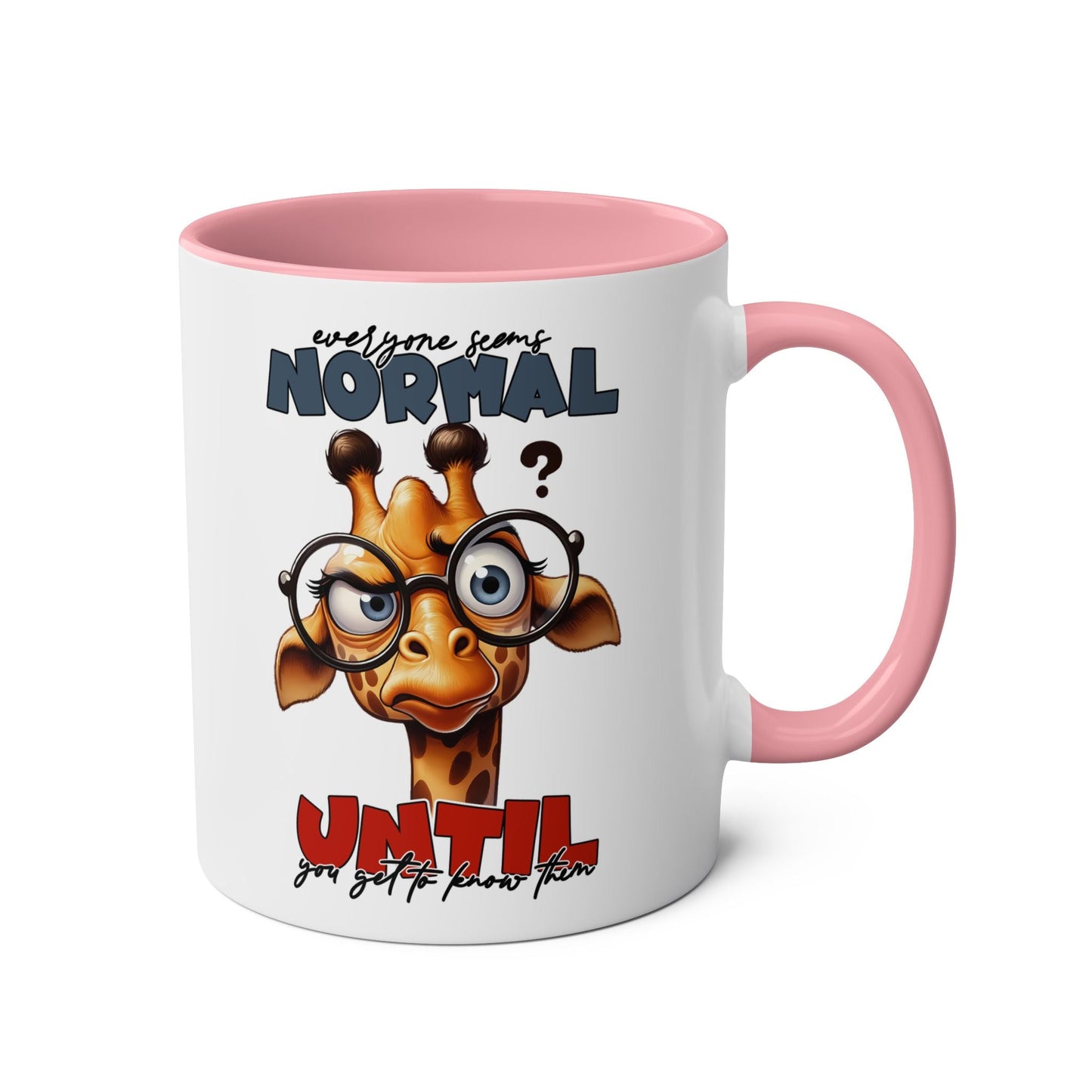 Add a touch of fun and sass to your morning routine with the Everyones Normal Coffee Mug. With a playful and sarcastic twist, this mug is sure to put a smile on yourMugarooz