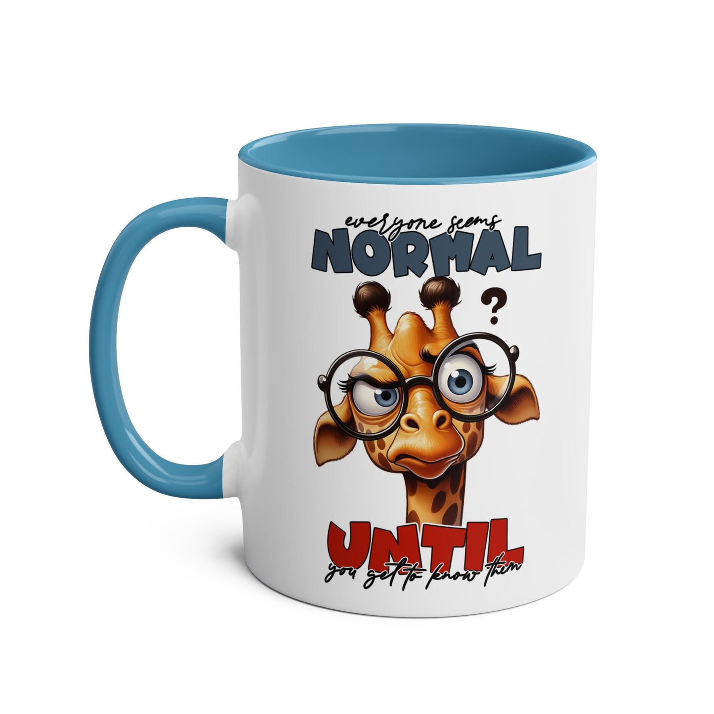 Add a touch of fun and sass to your morning routine with the Everyones Normal Coffee Mug. With a playful and sarcastic twist, this mug is sure to put a smile on yourMugarooz