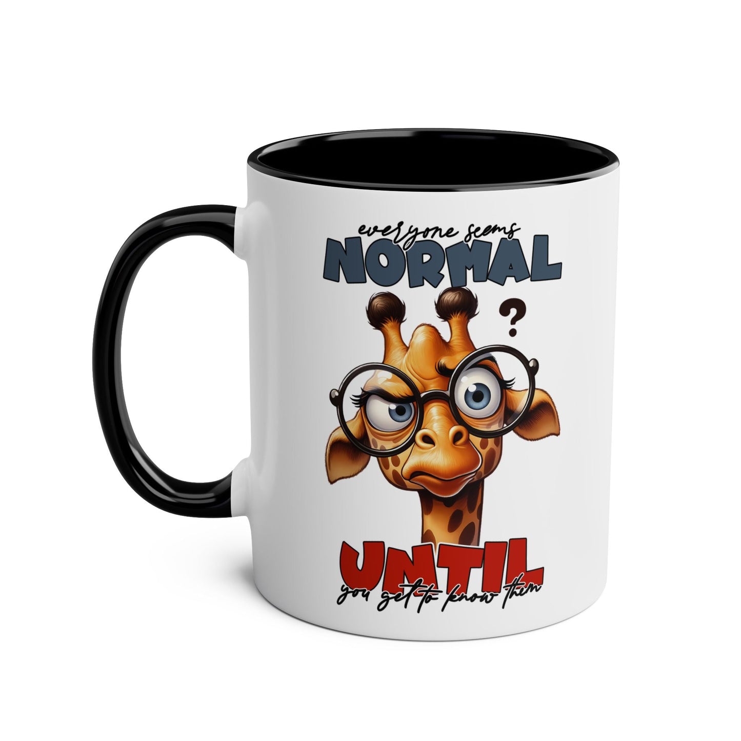 Add a touch of fun and sass to your morning routine with the Everyones Normal Coffee Mug. With a playful and sarcastic twist, this mug is sure to put a smile on yourMugarooz