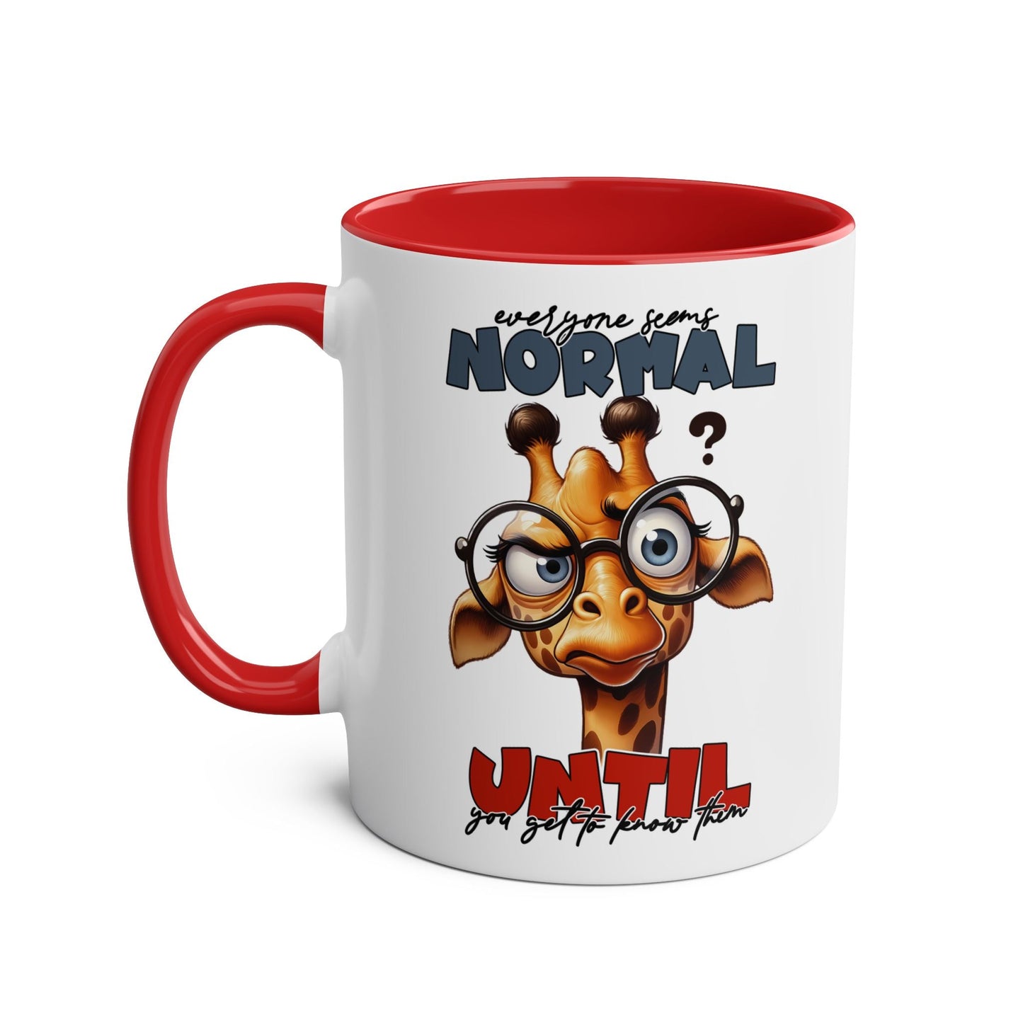 Add a touch of fun and sass to your morning routine with the Everyones Normal Coffee Mug. With a playful and sarcastic twist, this mug is sure to put a smile on yourMugarooz