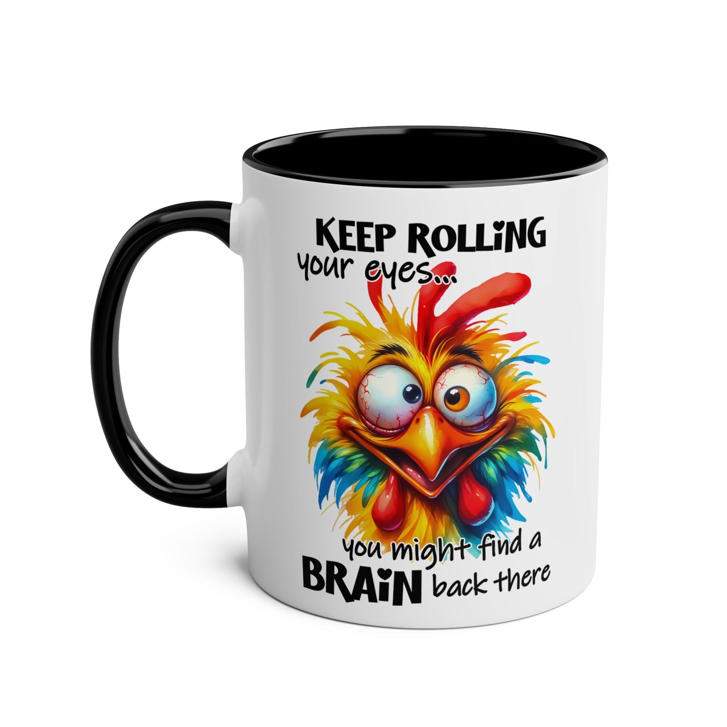 This witty mug is perfect for anyone who loves to roll their eyes. With its clever design and sarcastic tone, it's bound to bring a smile to your face every morning.Mugarooz