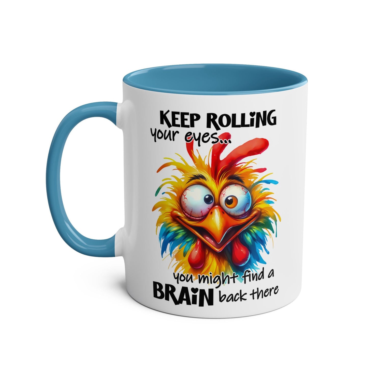 This witty mug is perfect for anyone who loves to roll their eyes. With its clever design and sarcastic tone, it's bound to bring a smile to your face every morning.Mugarooz