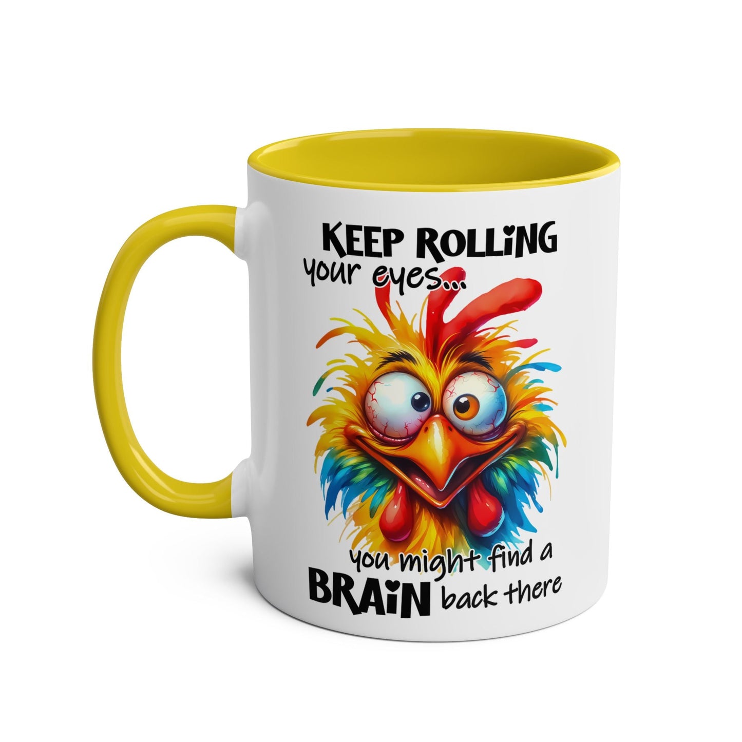 This witty mug is perfect for anyone who loves to roll their eyes. With its clever design and sarcastic tone, it's bound to bring a smile to your face every morning.Mugarooz