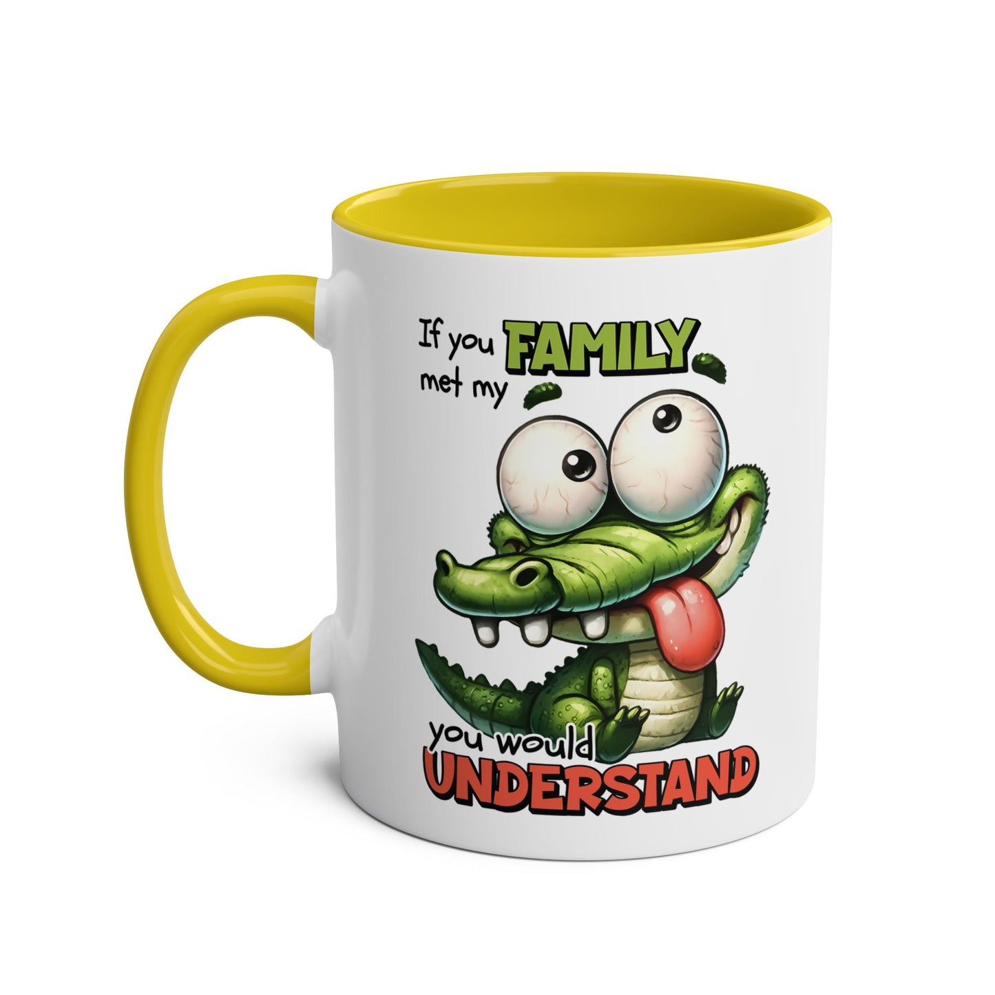 Add a dose of laughter to your morning routine with our My Family Funny Novelty Coffee Mug. This mug is perfect for those with a sarcastic sense of humour, adding a Mugarooz