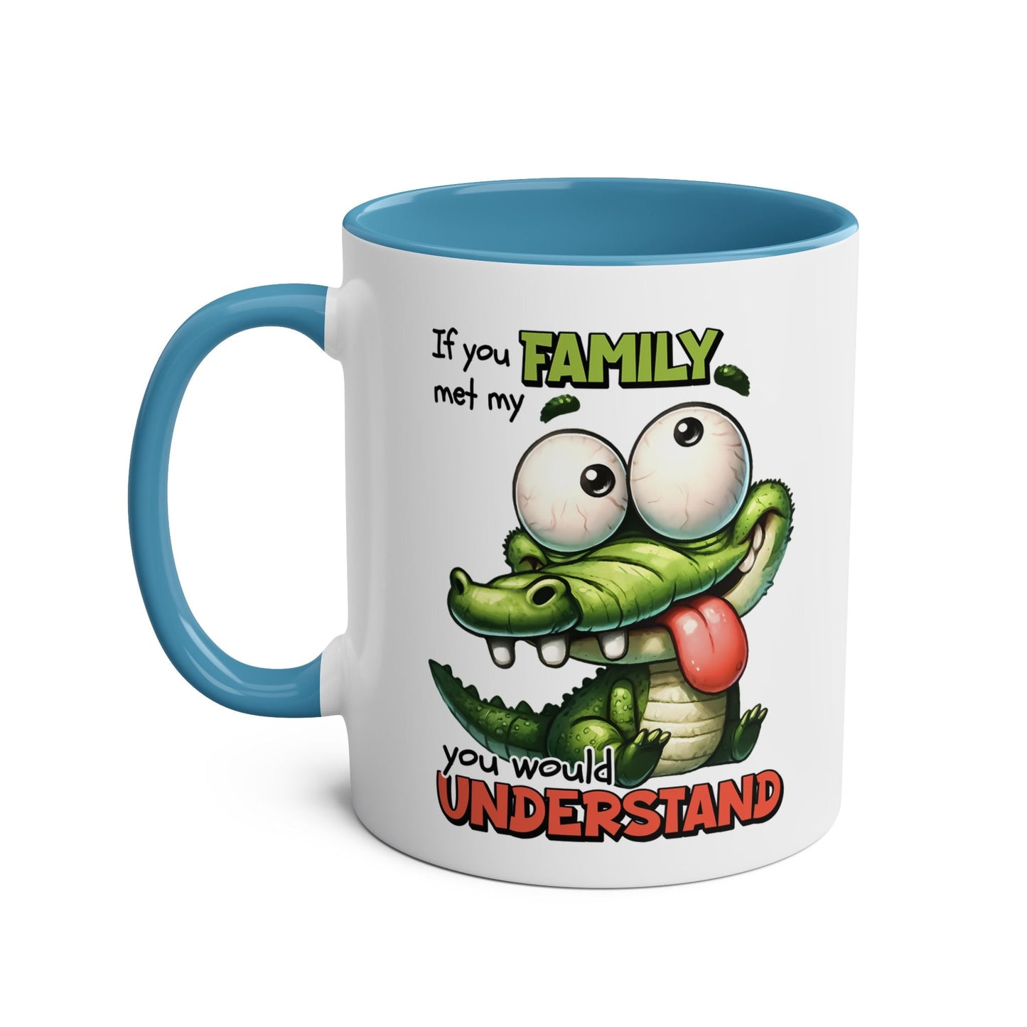 Add a dose of laughter to your morning routine with our My Family Funny Novelty Coffee Mug. This mug is perfect for those with a sarcastic sense of humour, adding a Mugarooz