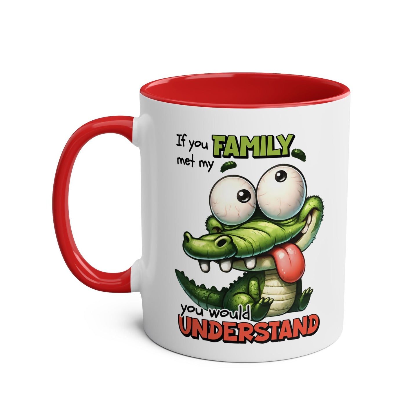 Add a dose of laughter to your morning routine with our My Family Funny Novelty Coffee Mug. This mug is perfect for those with a sarcastic sense of humour, adding a Mugarooz