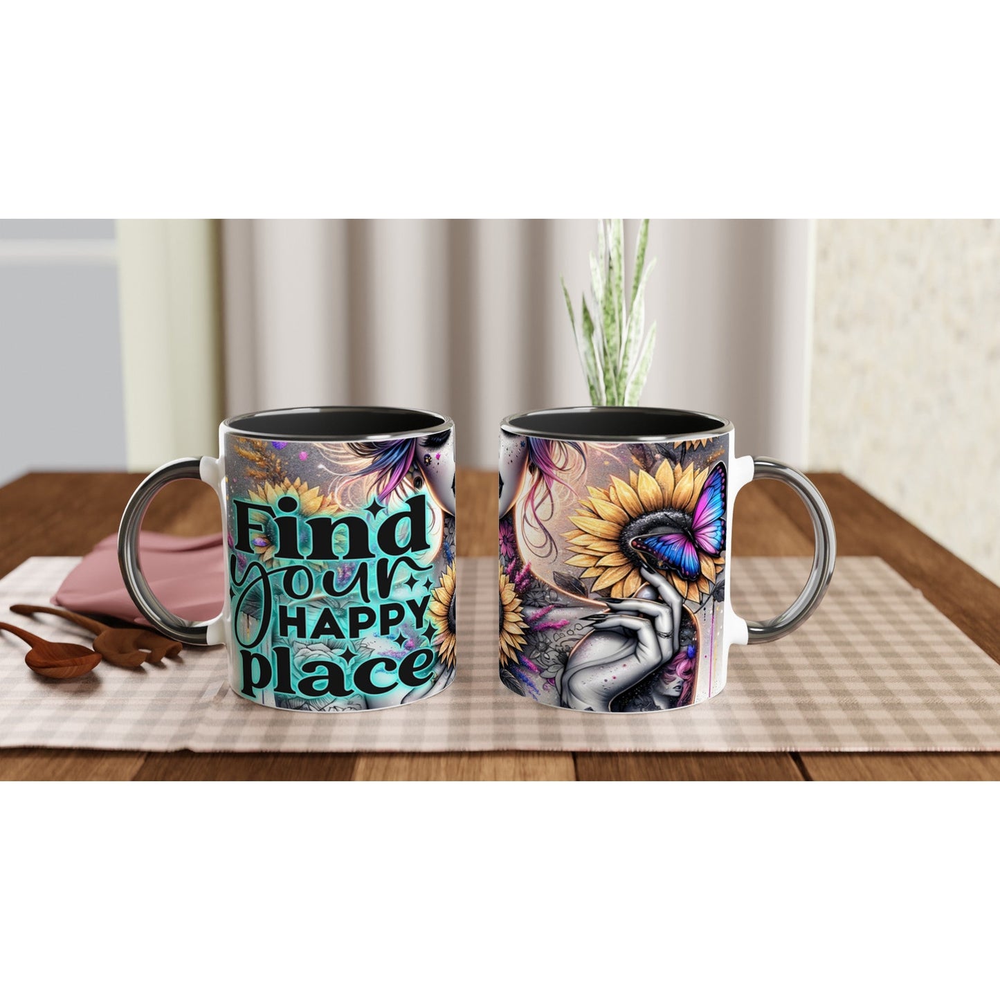 Find Your Happy Place - Motivational Coffee Mug - Mugarooz