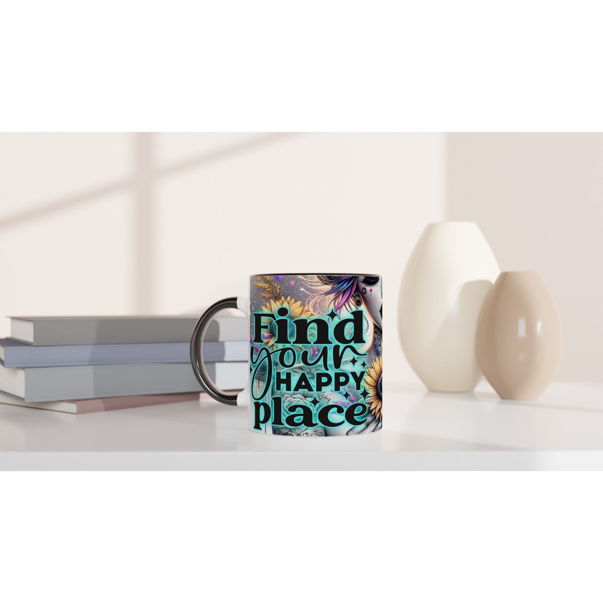 Find Your Happy Place - Motivational Coffee Mug - Mugarooz