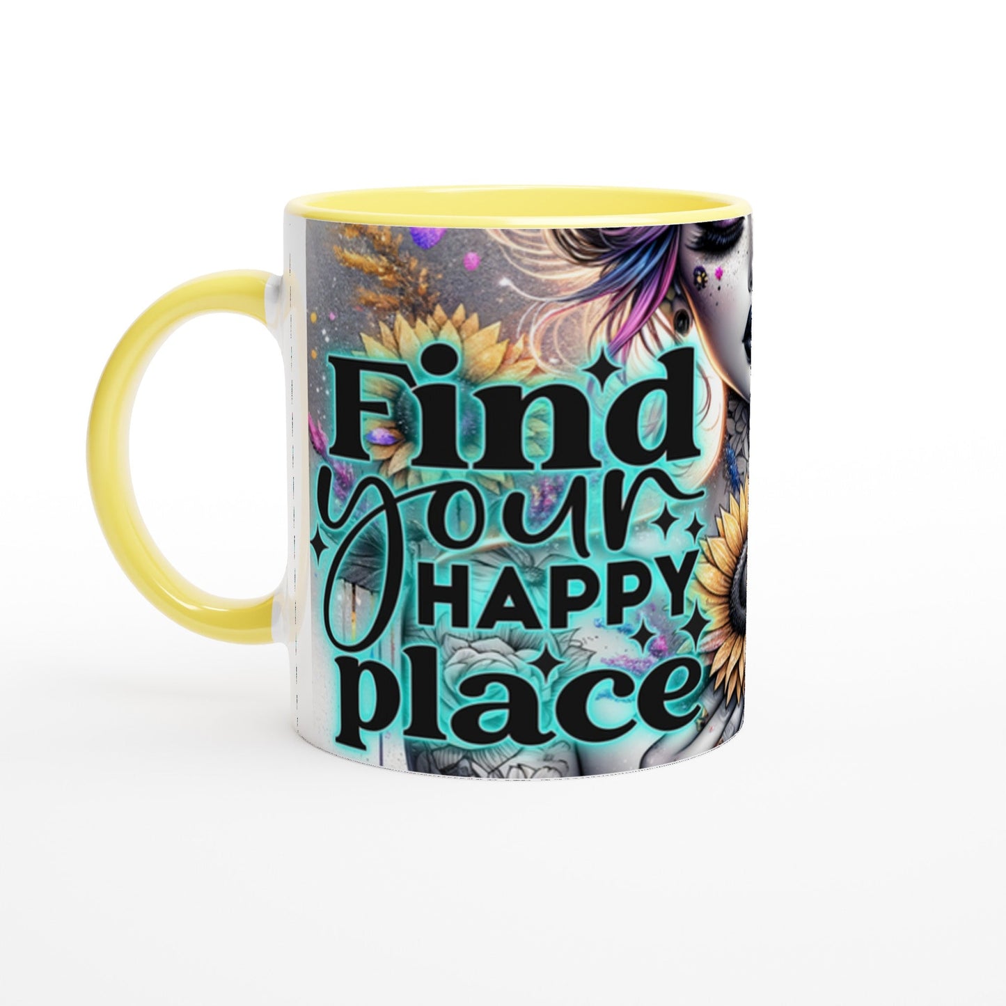 Find Your Happy Place - Motivational Coffee Mug - Mugarooz