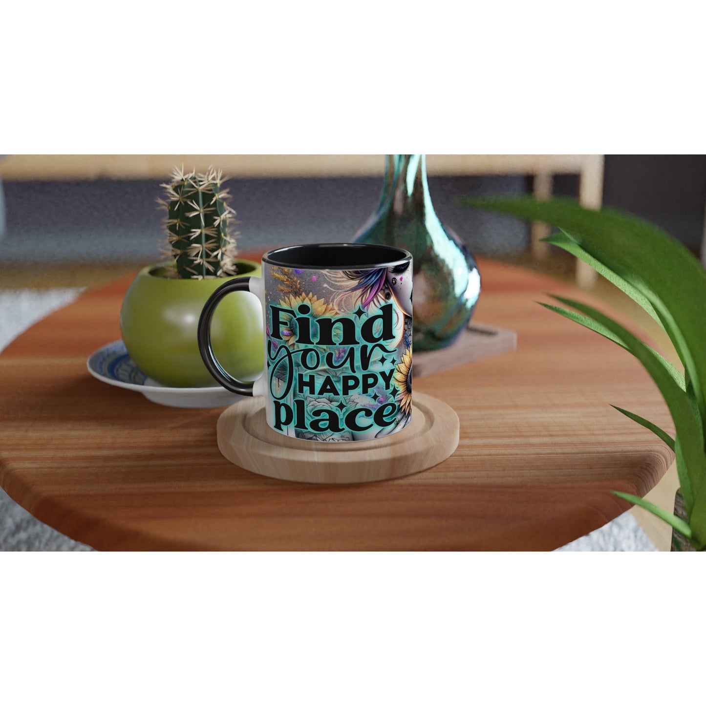 Find Your Happy Place - Motivational Coffee Mug - Mugarooz