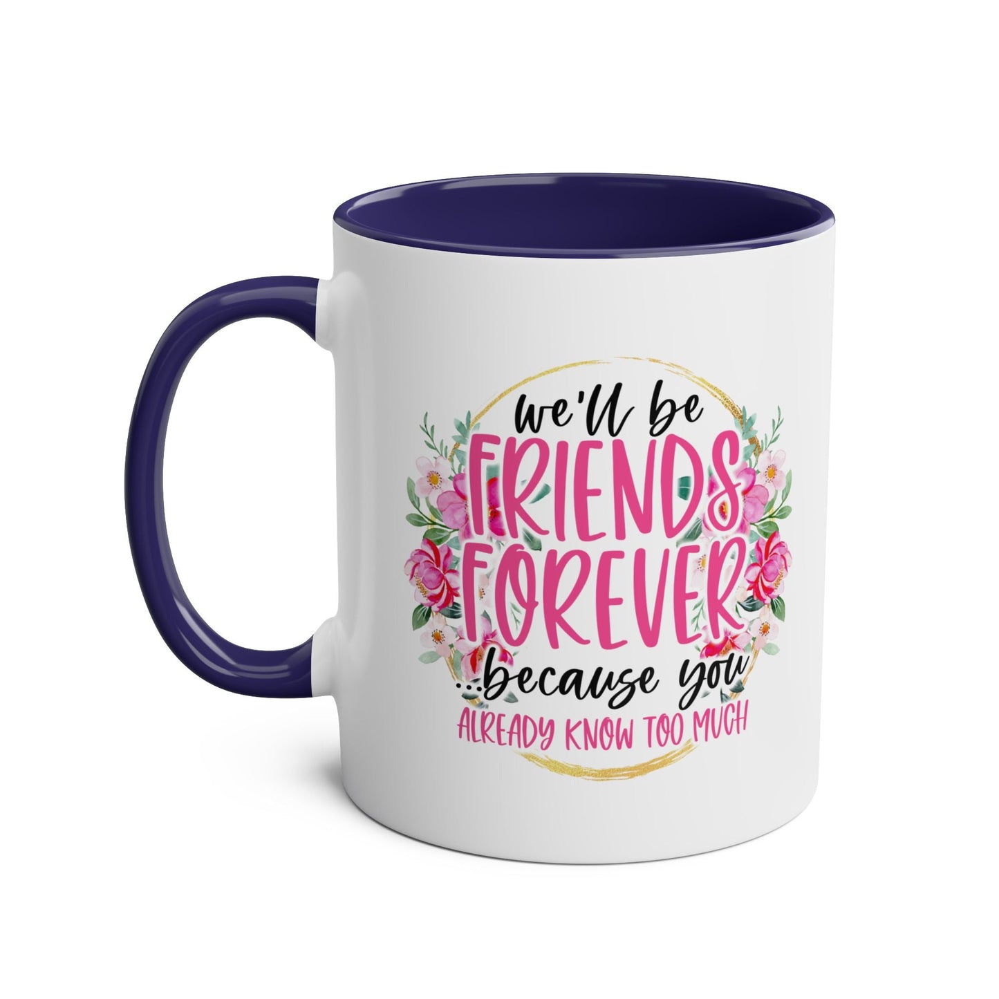 Sip your coffee with your BFF in style with the Friends Forever Coffee Mug. This quirky mug adds a dash of fun to your daily routine, making it the perfect gift for Mugarooz