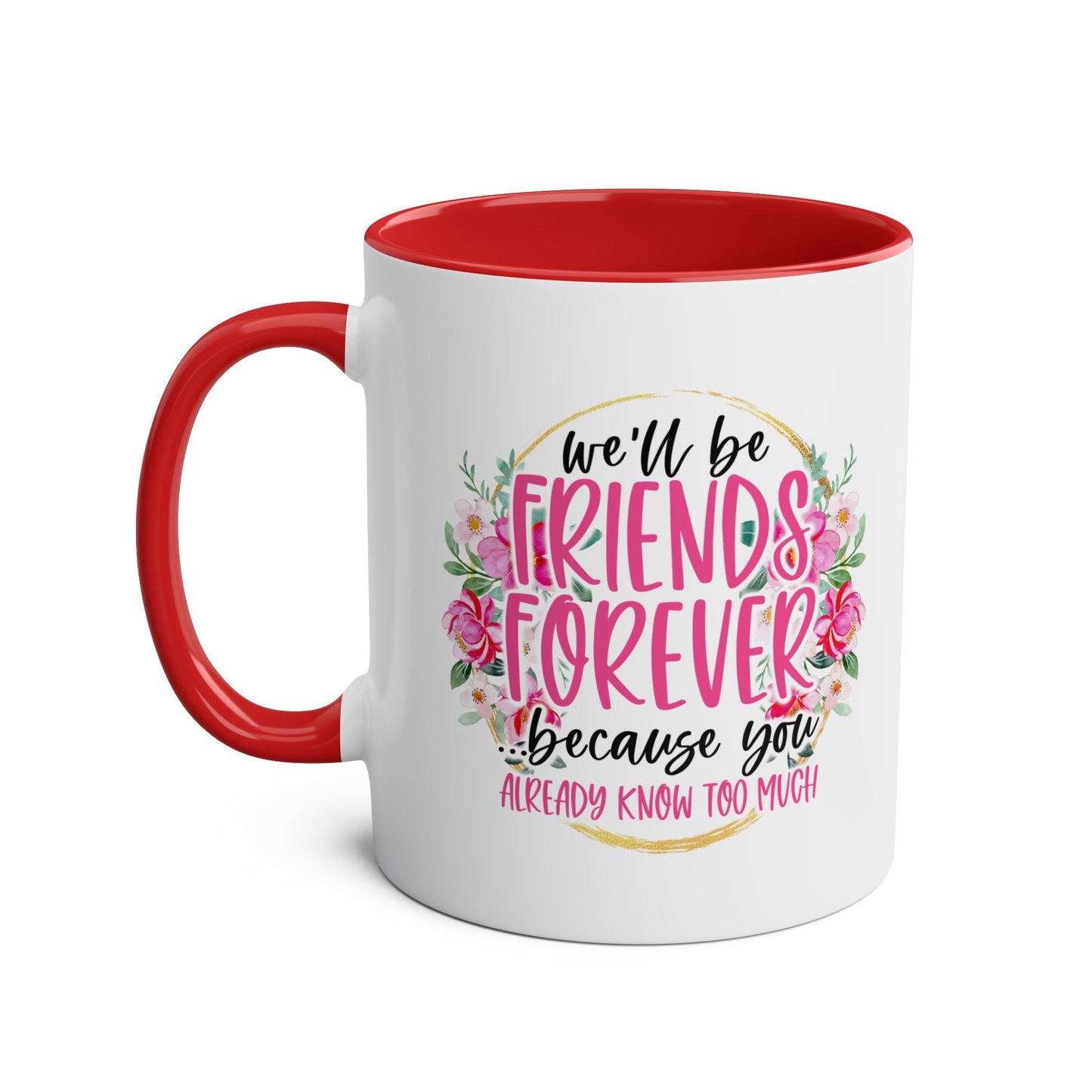 Sip your coffee with your BFF in style with the Friends Forever Coffee Mug. This quirky mug adds a dash of fun to your daily routine, making it the perfect gift for Mugarooz