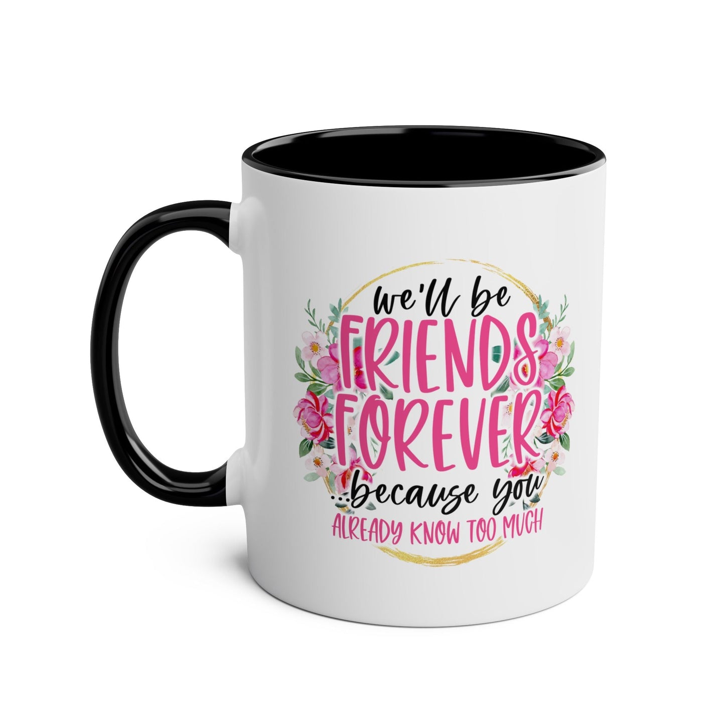 Sip your coffee with your BFF in style with the Friends Forever Coffee Mug. This quirky mug adds a dash of fun to your daily routine, making it the perfect gift for Mugarooz