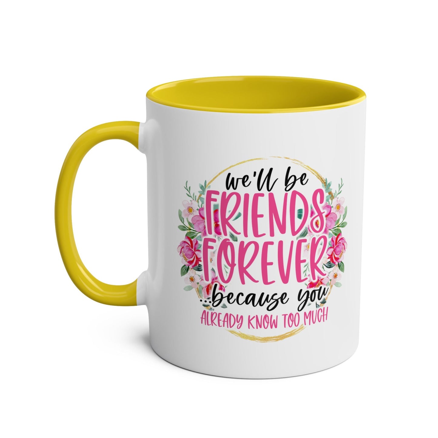 Sip your coffee with your BFF in style with the Friends Forever Coffee Mug. This quirky mug adds a dash of fun to your daily routine, making it the perfect gift for Mugarooz