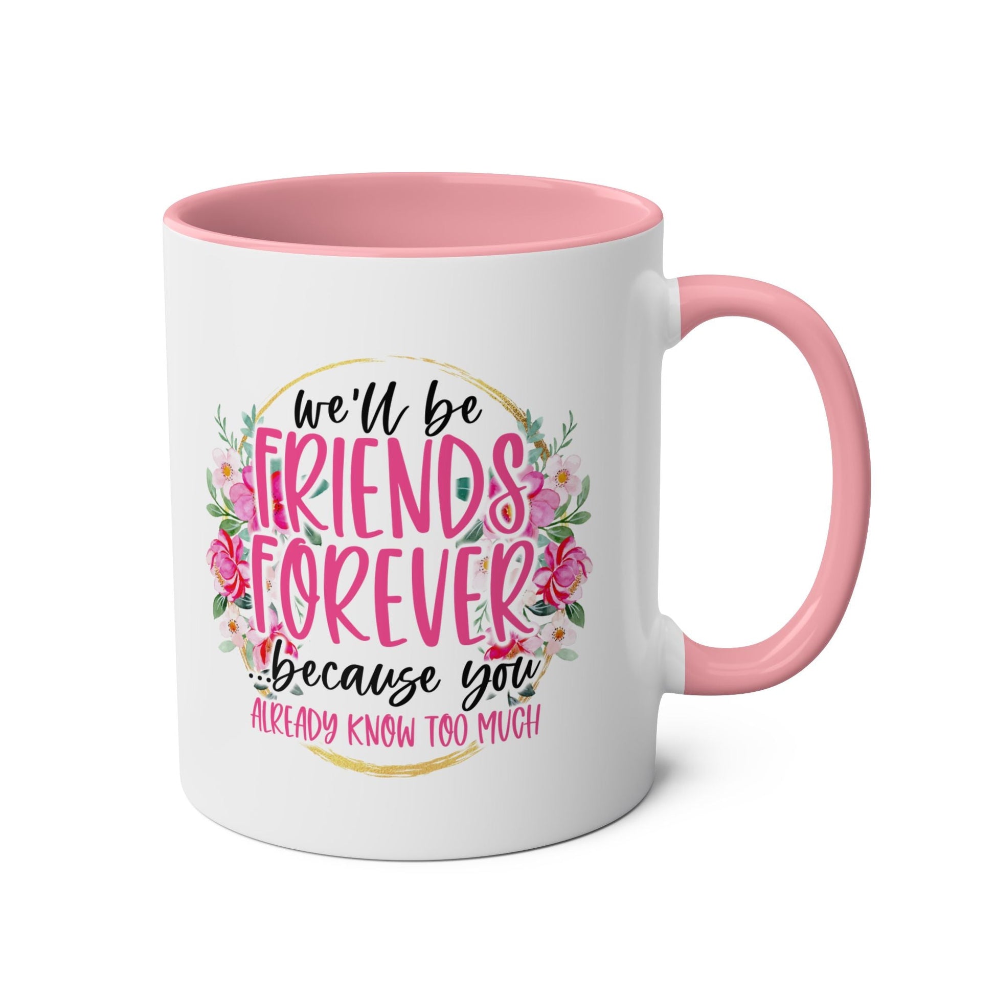 Sip your coffee with your BFF in style with the Friends Forever Coffee Mug. This quirky mug adds a dash of fun to your daily routine, making it the perfect gift for Mugarooz