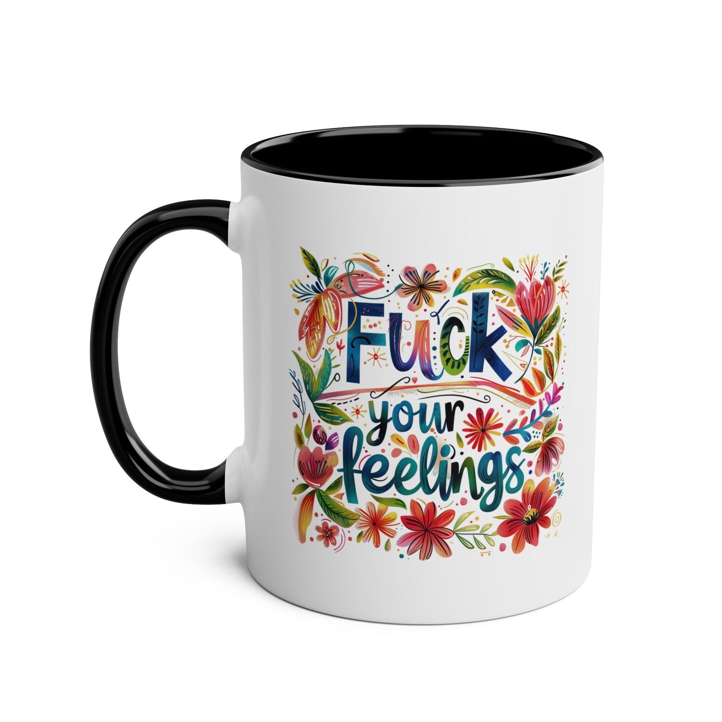 Embrace your playful side with our Fuck Your Feelings Cheeky Rude Mug! This mug is guaranteed to bring a smile to your face every morning with its cheeky and rude atMugarooz